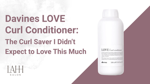 Moisturizing Davines LOVE Curl Conditioner for curly hair care