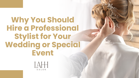 bridal and event hair styling by professional stylists