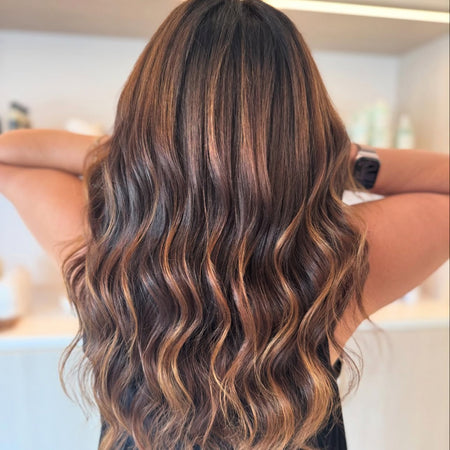 Client hair transformations and salon experience at LAHH Salon