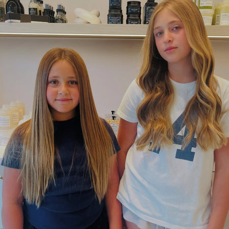 Client hair transformations and salon experience at LAHH Salon