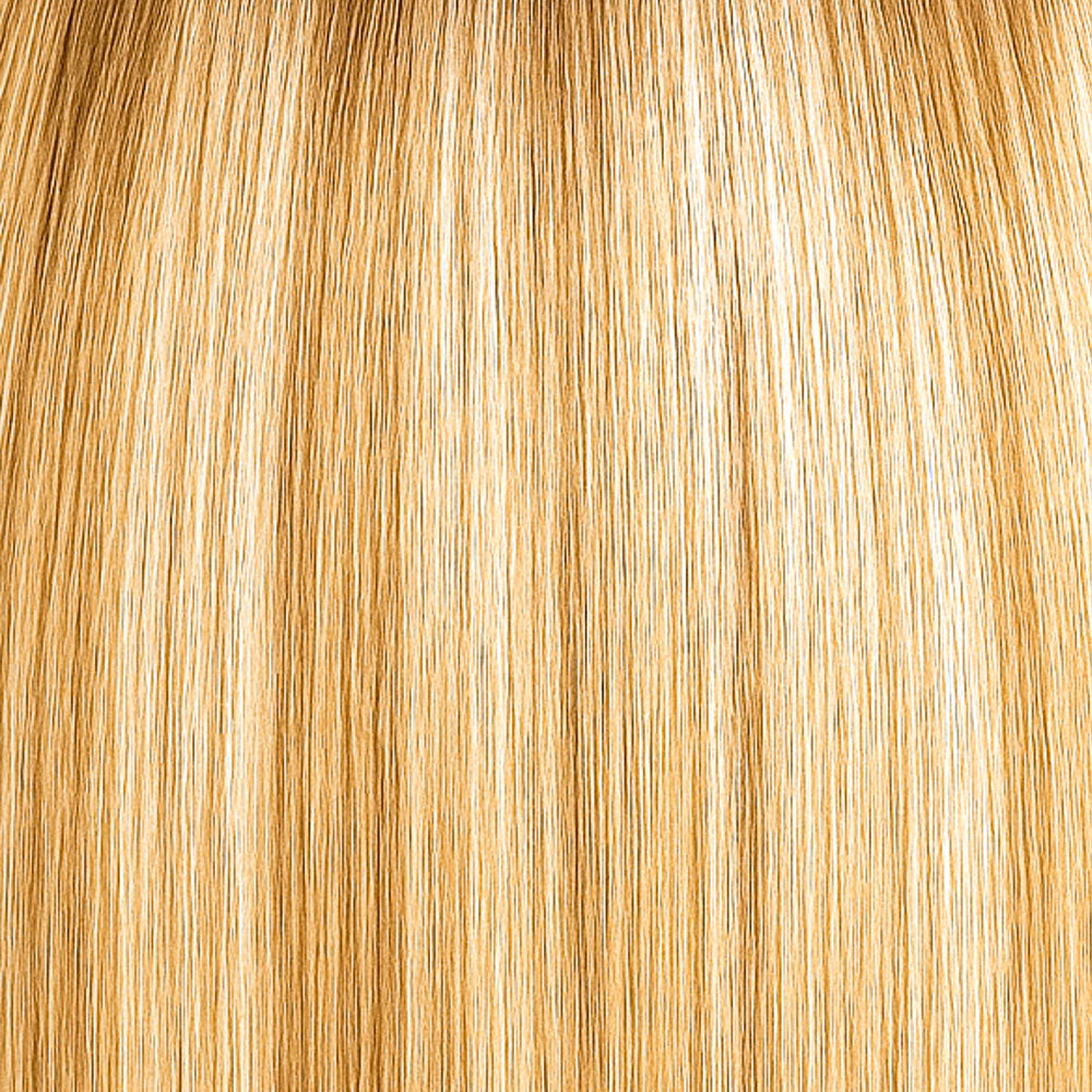 Pretty Rooted Champagne Blonde Hair Extension